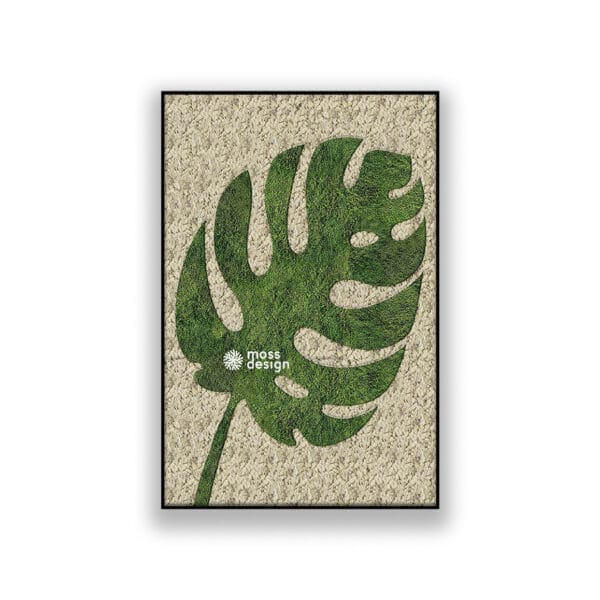 Machový obraz MONSTERA lišajník